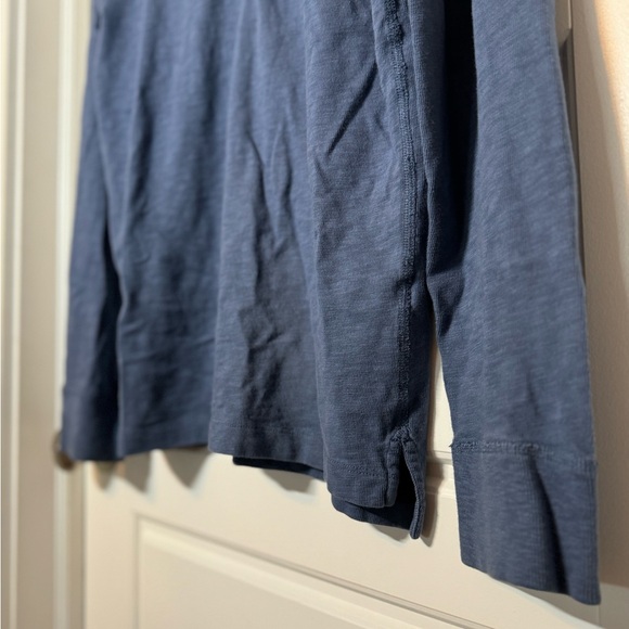 J.Crew Ringspun Jersey Half-Zip Pullover – Men's Size S in Washed Blue - Picture 5 of 6